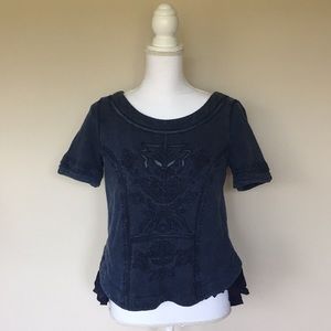 Anthropologie Peplum Top